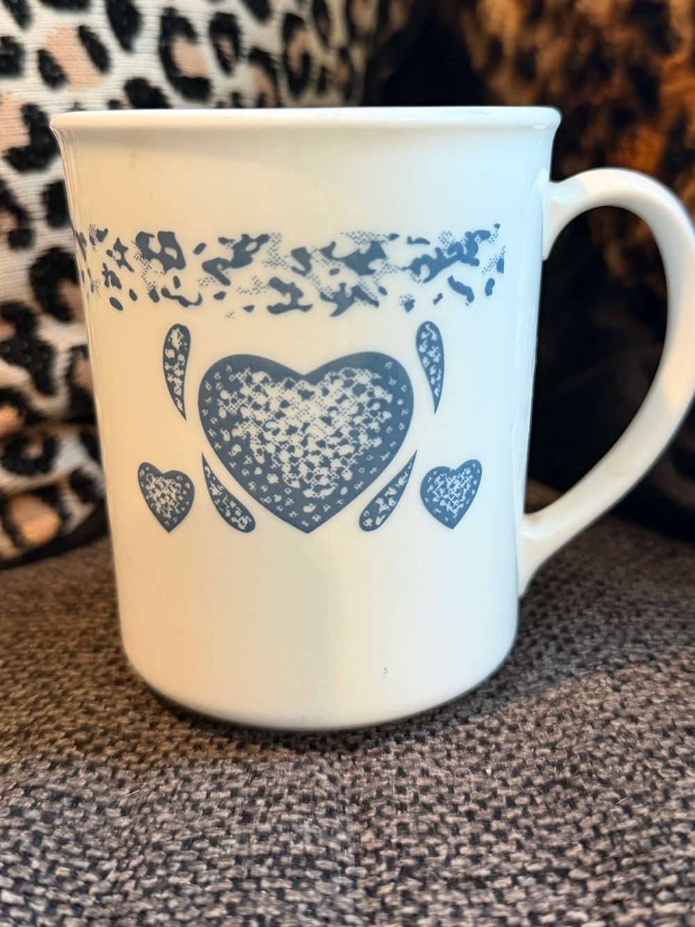 Corningware Blue hearts mug - replacement mug